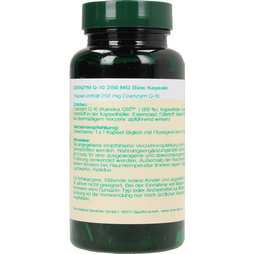 bios Naturprodukte Coenzyme Q-10 250mg - 100 capsules