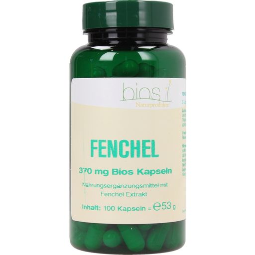 bios Naturprodukte Finocchio 370 mg in Capsule - 100 capsule