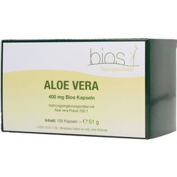 bios Naturprodukte Aloe Vera 400 mg - 105 Kapsułek