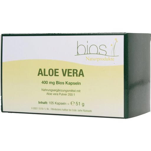 bios Naturprodukte Aloe Vera 400 mg - 105 gélules