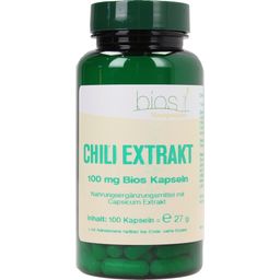 bios Naturprodukte Chili-extrakt 100 mg - 100 Kapslar
