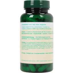 bios Naturprodukte Arándano Rojo 400 mg - 100 cápsulas