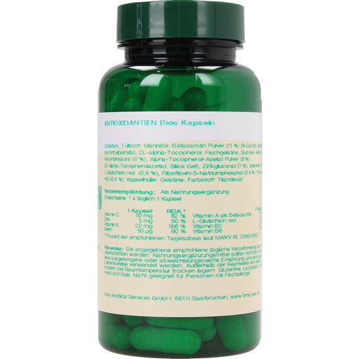bios Naturprodukte Antioxidantien - 100 Kapseln