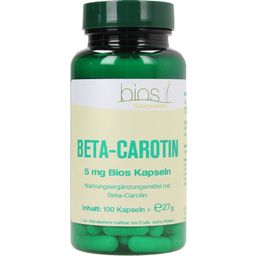 bios Naturprodukte Бета каротин 5 мг - 100 капсули