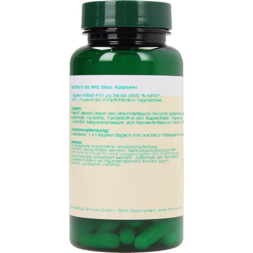 bios Naturprodukte Biotin 0.45 mg - 100 capsules
