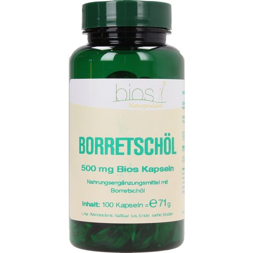 bios Naturprodukte Huile de Bourrache - 500 mg. - 100 gélules