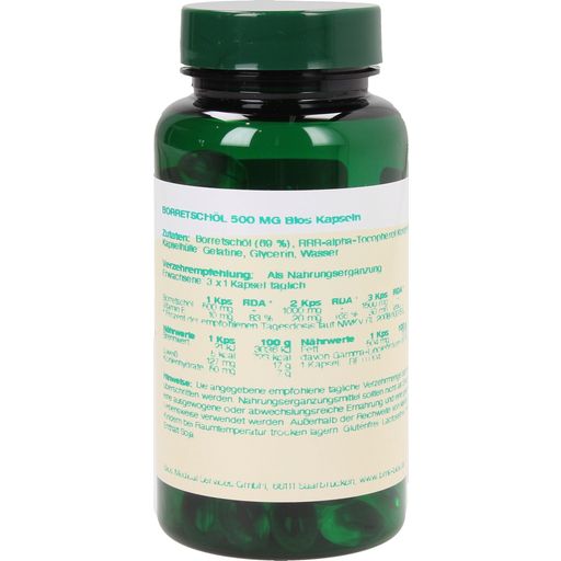 bios Naturprodukte Olio di Borragine in Capsule 500 mg - 100 capsule