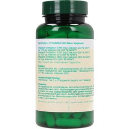 bios Naturprodukte Calcium + Vitamin D3 - 100 capsules