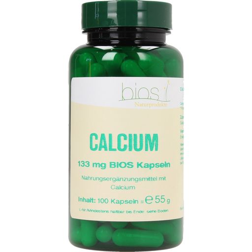 bios Naturprodukte Kalcij 133 mg - 100 kaps.