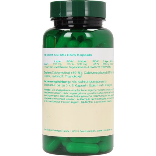 bios Naturprodukte Calcium - 133 mg. - 100 gélules