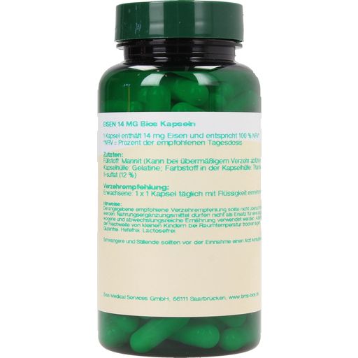 bios Naturprodukte Iron 14 mg - 100 capsules