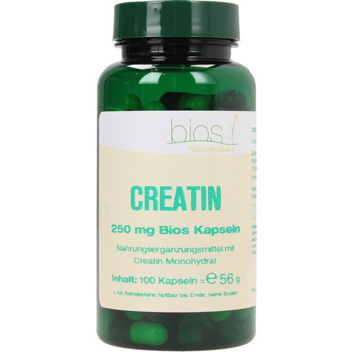 bios Naturprodukte Kreatin 250 mg - 100 Kapslar