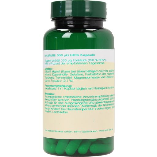 bios Naturprodukte Folic Acid 300 μg - 100 capsules