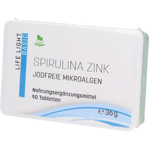 Life Light Zink Spirulina, hefefrei - 90 Tabletten