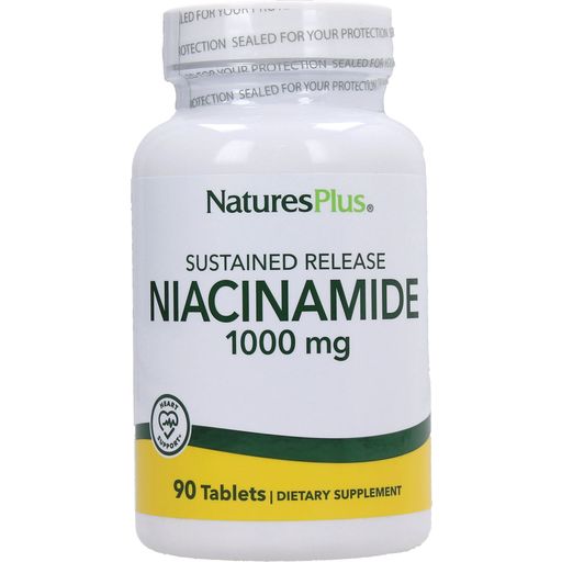NaturesPlus Niacinamide 1000 mg S/R - 90 tablets
