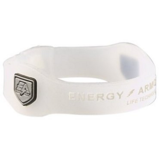 Energy Armor energia karkötő - átlátszó/fehér