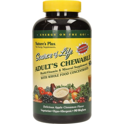 Nature's Plus Source of Life Adult's Chewable Tablets - 90 purutablettia