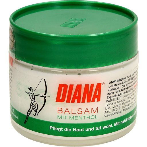 DIANA mit Menthol Sport-Balsam im Glastiegel  - 125 ml