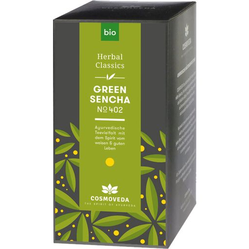 Cosmoveda Bio zelený čaj Sencha - 20 čajových vrecúšok