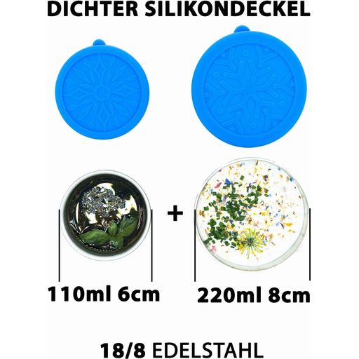 Alpin Loacker Edelstahl-Behälter - 2 Stück