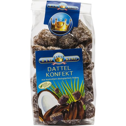 BioKing Dattel-konfekt med Ekologisk Kokosnöt - 250 g