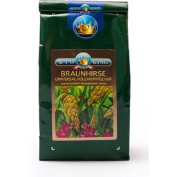 BioKing Luomu ruskea hirssi täysjyväjauhe - 500 g pakkaus