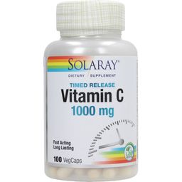 Solaray Vitamina C 1000 mg - Timed Release - 100 capsule veg.
