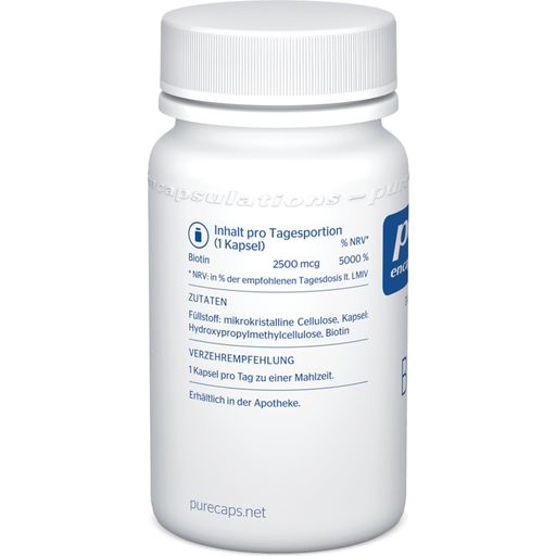 pure encapsulations Biotín 2,5 mg - 60 kapsúl