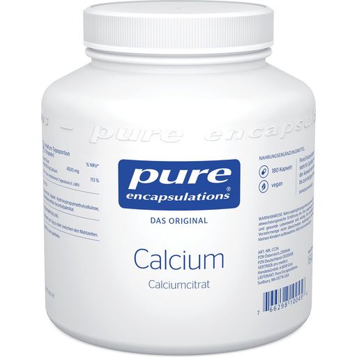 pure encapsulations Calcium (Citrate de Calcium) - 180 Capsules