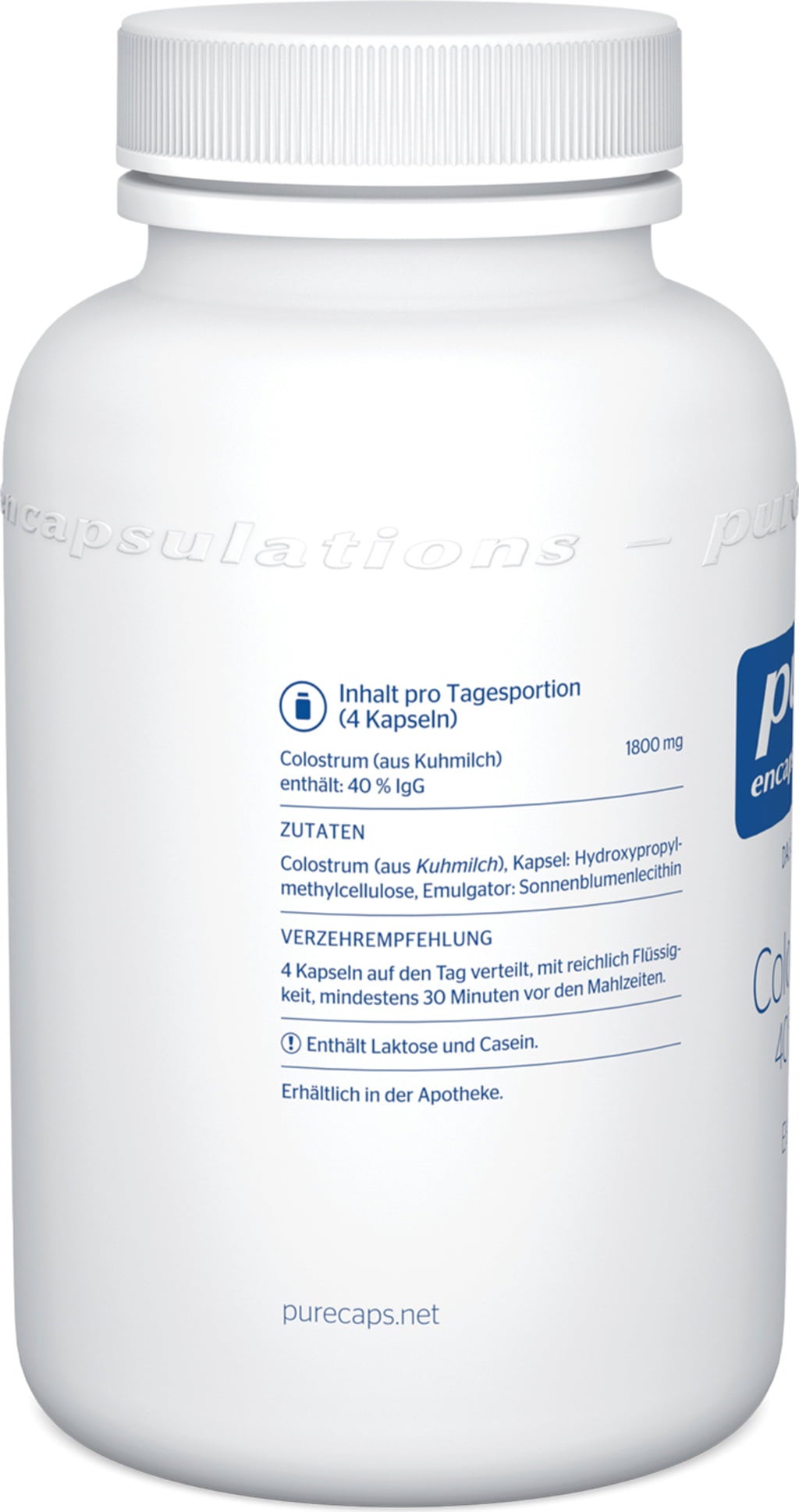 pure encapsulations Colostrum 40% IgG - 90 Capsules