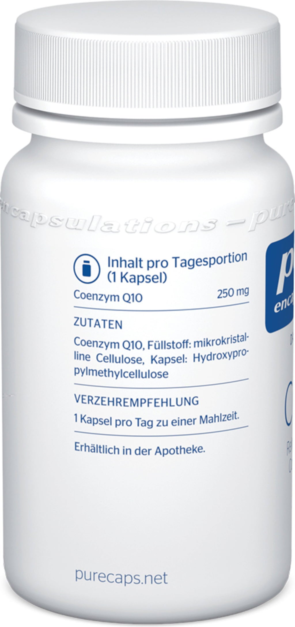 pure encapsulations CoQ10 250mg - 30 cápsulas