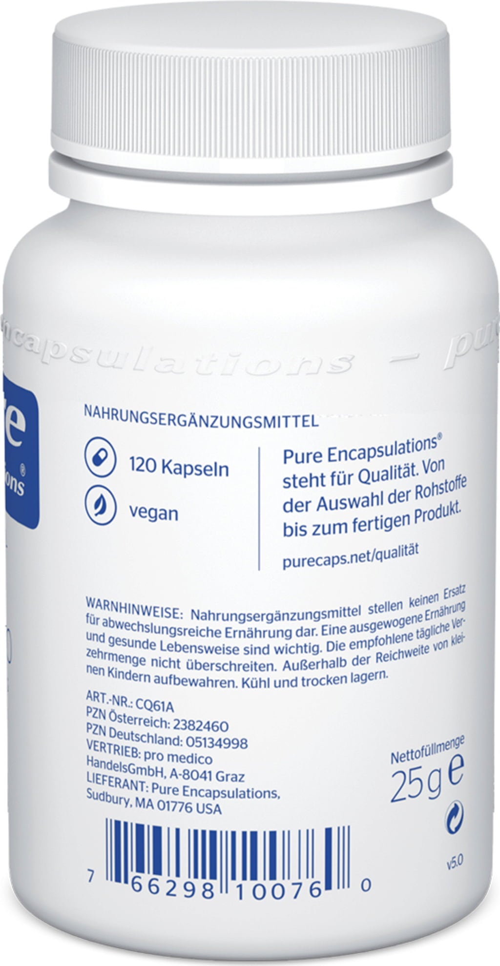 pure encapsulations CoQ10 60mg - 120 Kapseln