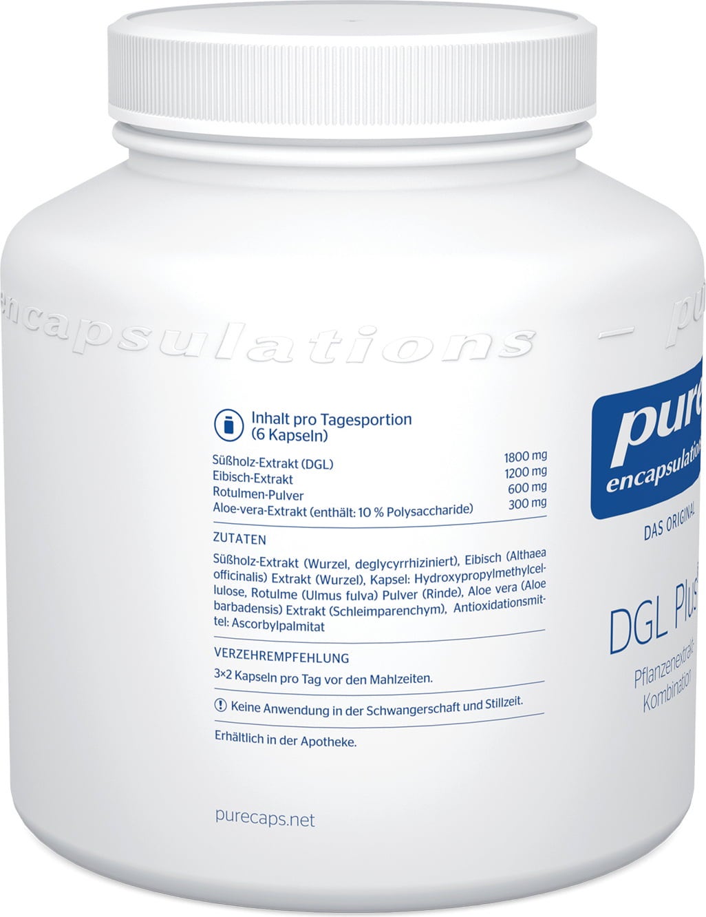 pure encapsulations DGL Plus® - 180 kapselia