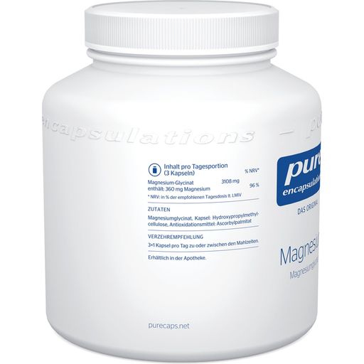 pure encapsulations Magnesium (glycinát horečnatý) - 180 kapsúl