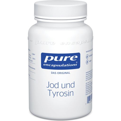 pure encapsulations Jod und Tyrosin - 60 Kapseln