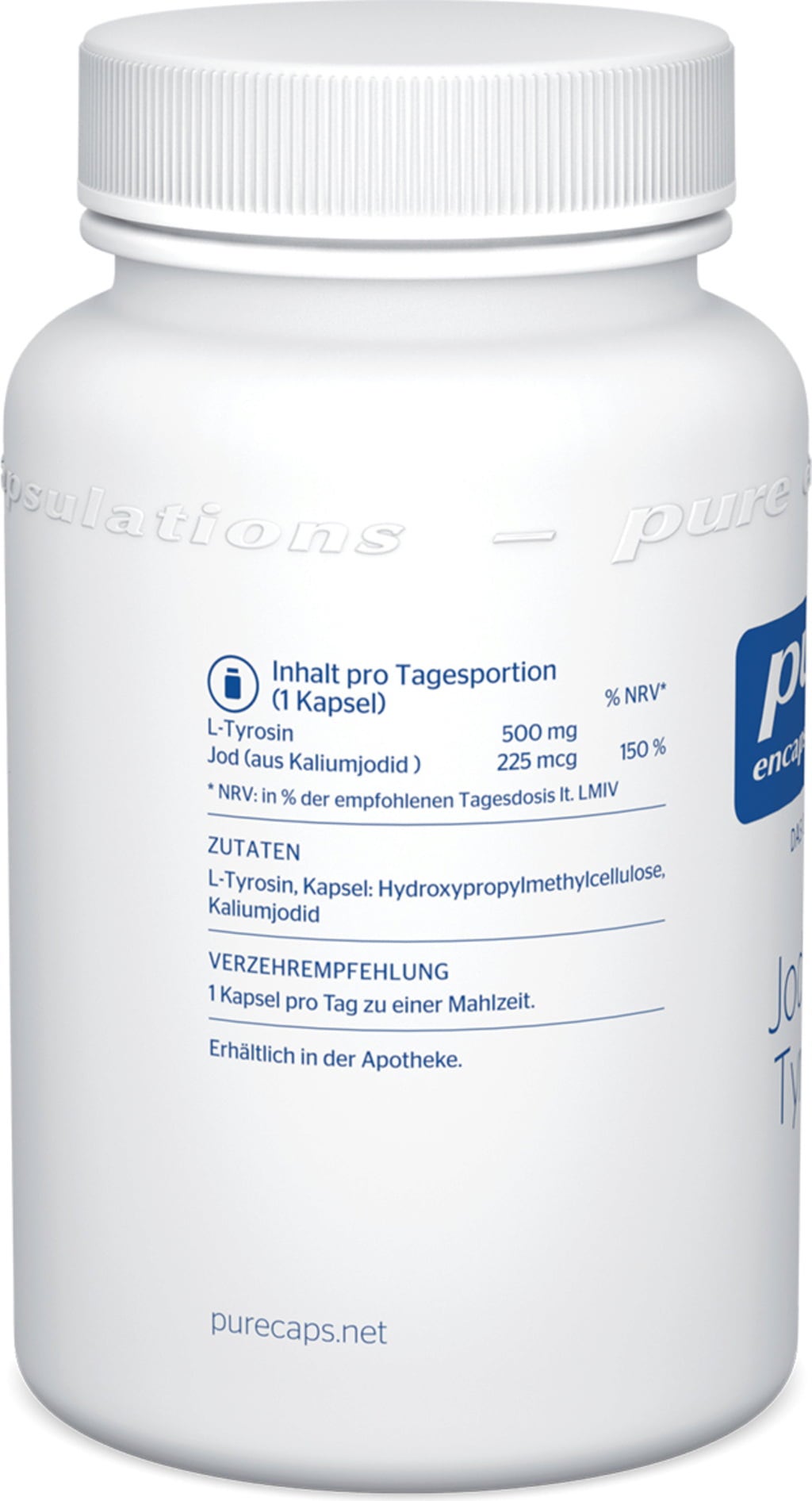 pure encapsulations Jod och Tyrosin - 60 kapslar