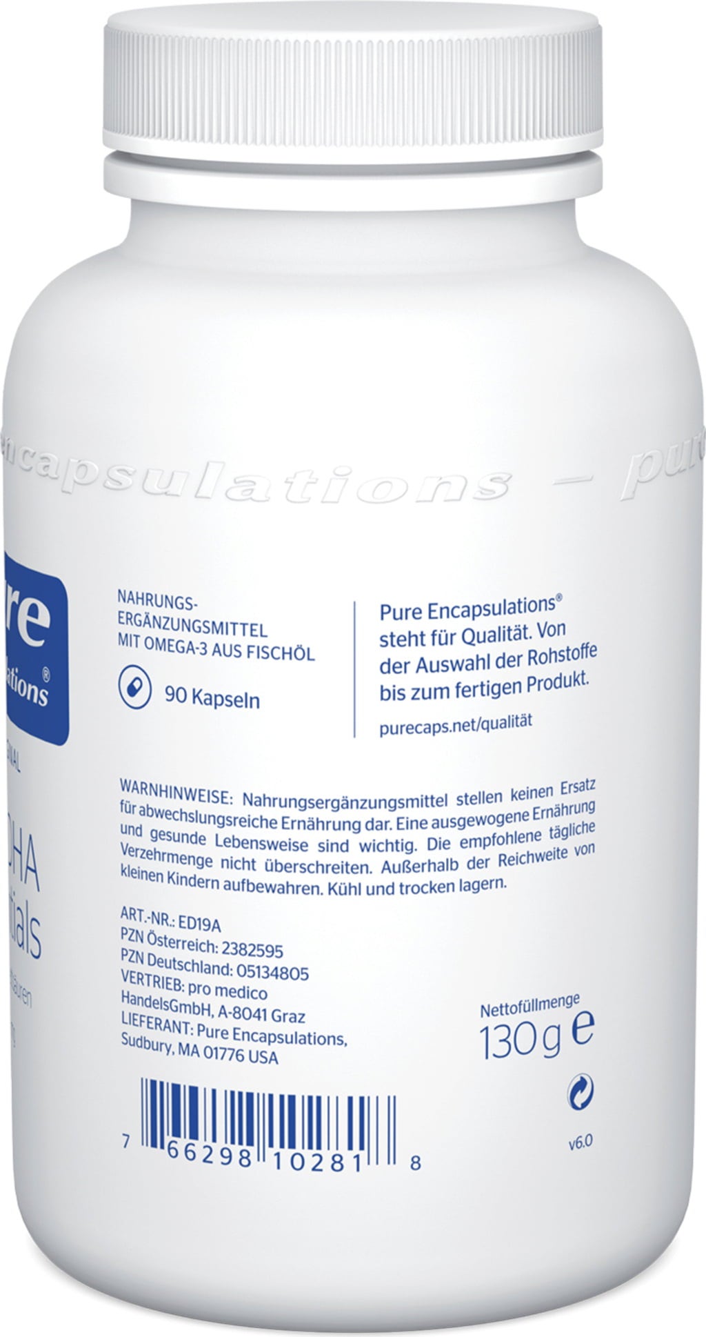 pure encapsulations EPA/DHA essentials - 90 Kapseln