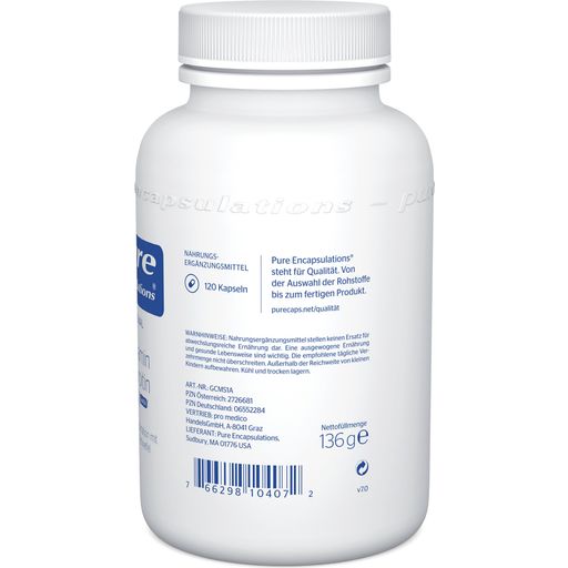 pure encapsulations Glukozamin+kondroitin+MSM - 120 Kapsule