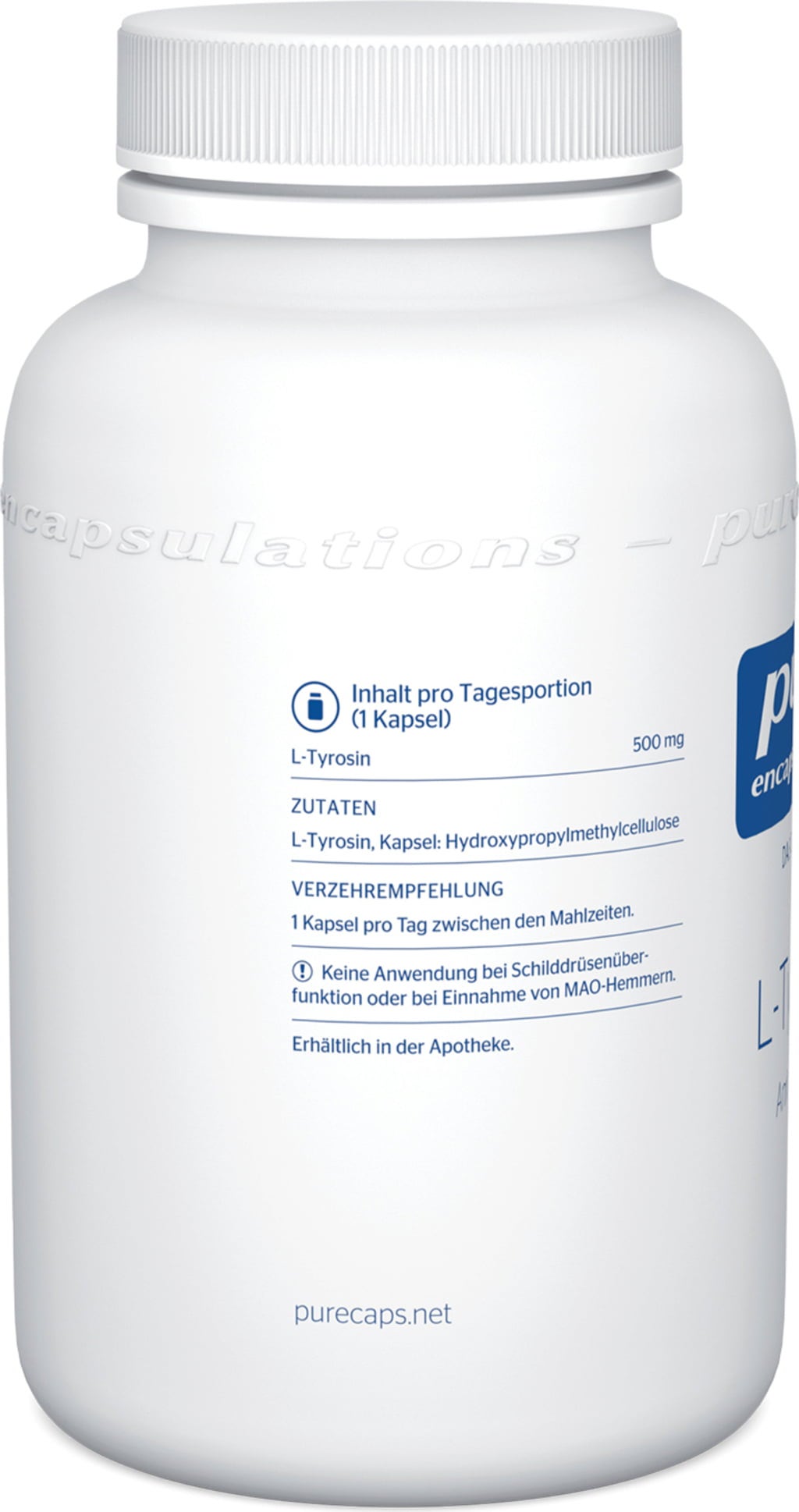 pure encapsulations L-Tyrosine - 90 capsules
