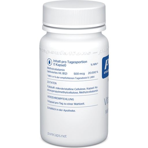 pure encapsulations Vitamin B12 (Metylkobalamin) - 90 Kapslar