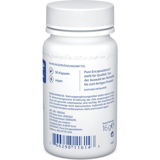 pure encapsulations Vitamín B2 - 90 kapslí