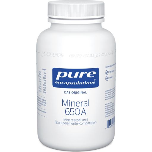 pure encapsulations Mineral 650A - 180 cápsulas