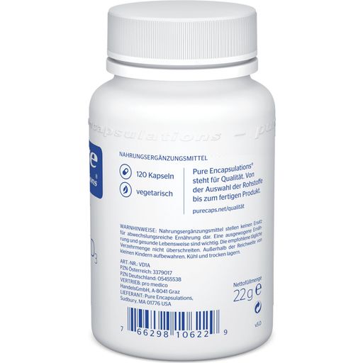 pure encapsulations Vitamina D3 400 I.E. - 120 cápsulas