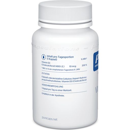 pure encapsulations Vitamín D3 400 I.U. - 120 kapslí