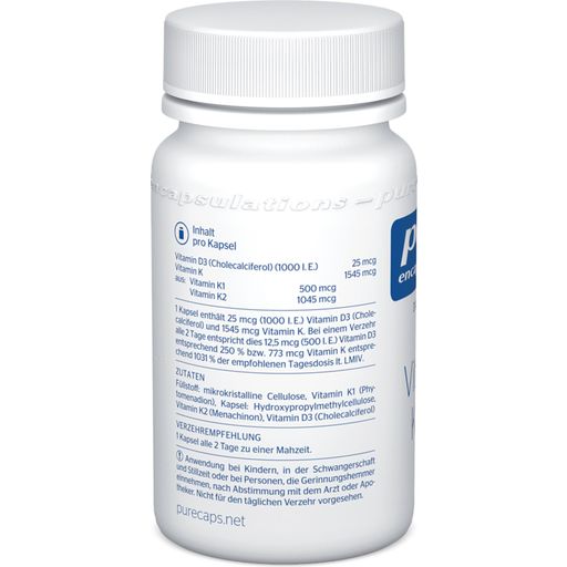 pure encapsulations Vitamin K & D - 60 Kapslar
