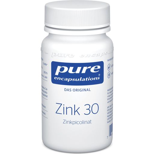 pure encapsulations Zink 30 - 60 cápsulas