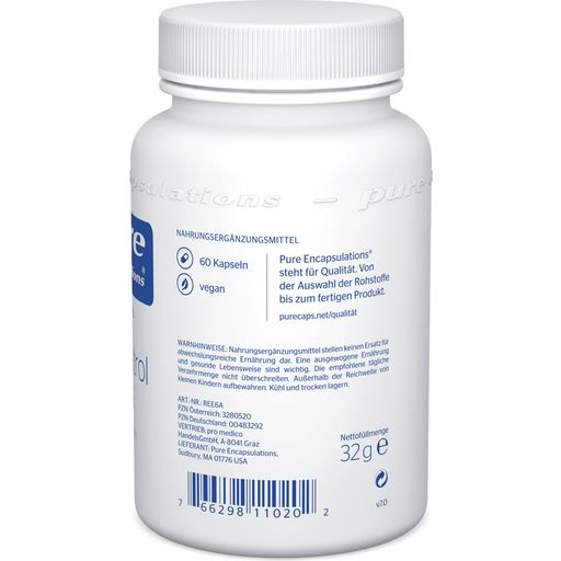 pure encapsulations Resveratrol extra - 60 kapslí