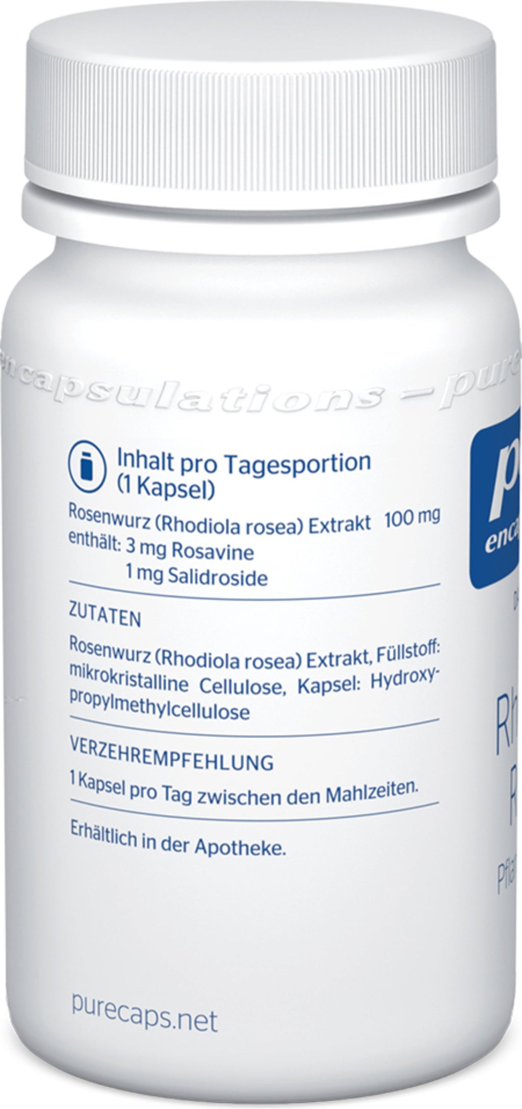 pure encapsulations Rhodiola Rosea - 90 kapsúl