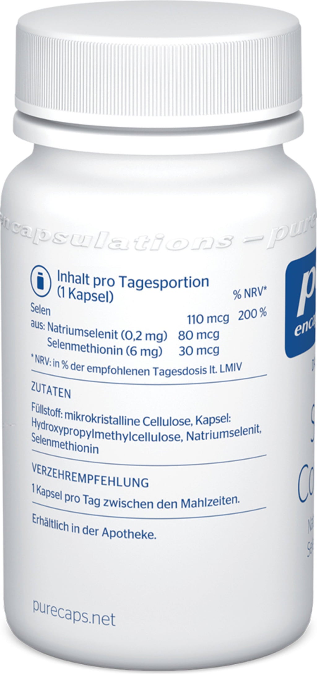 pure encapsulations Selen Complex - 90 Kapseln