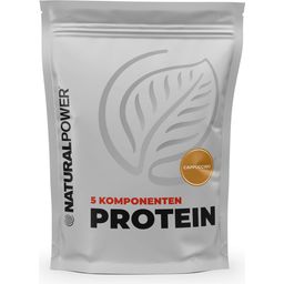 Natural Power 5-komponenttinen proteiini 1000 g - Cappuccino